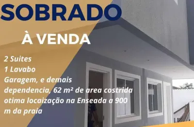 Sobrado para venda em guarujá, enseada, 2 dormitórios, 2 suítes, 3 banheiros, 1 vaga