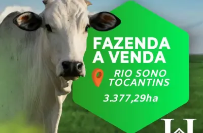 Fazenda à venda na Zona Rural, Rio Sono 