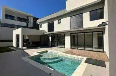 Casa em condomínio fechado com 4 quartos à venda na rua das palmas, 1, alphaville dom pedro, campinas, 390 m2 por r$ 3.500.000