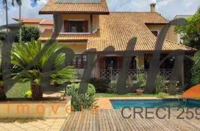 Casa em condomínio fechado com 3 quartos à venda na rua san conrado, 1000, loteamento caminhos de san conrado (sousas), campinas, 384 m2 por r$ 1.600.000