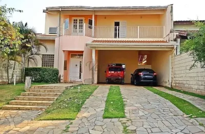 Casa em condomínio fechado com 4 quartos à venda na rua san conrado, 1000, loteamento caminhos de san conrado (sousas), campinas, 255 m2 por r$ 920.000