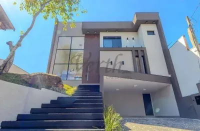 Casa em condomínio fechado com 3 quartos à venda na rua san conrado, 1000, loteamento caminhos de san conrado (sousas), campinas, 215 m2 por r$ 1.790.000