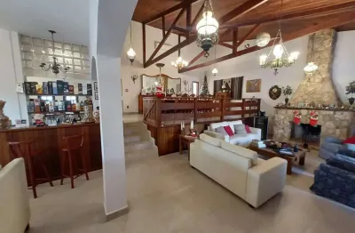 Casa em condomínio fechado com 4 quartos à venda na rua san conrado, 1000, loteamento caminhos de san conrado (sousas), campinas, 495 m2 por r$ 2.000.000