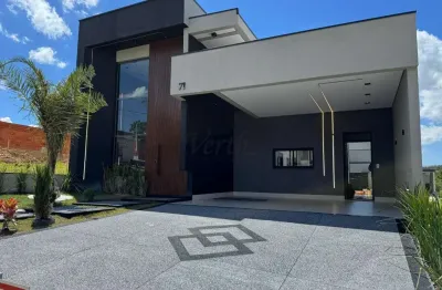 Casa em condomínio fechado com 3 quartos à venda na avenida 1, sn, loteamento park gran reserve, indaiatuba, 172 m2 por r$ 1.490.000