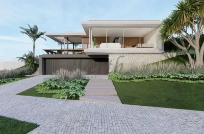 Casa em condomínio fechado com 4 quartos à venda na avenida isaura roque quércia, 5, loteamento residencial pedra alta (sousas), campinas, 470 m2 por r$ 5.490.000