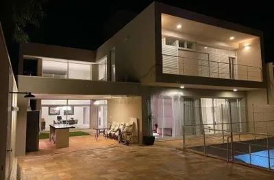 Casa em condomínio fechado com 4 quartos à venda na avenida dona maria franco salgado, 50, jardim botânico (sousas), campinas, 440 m2 por r$ 2.357.000
