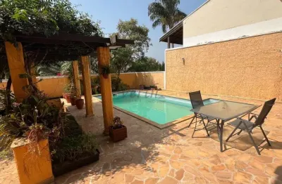 Casa em condomínio fechado com 4 quartos à venda na rua san conrado, 1000, loteamento caminhos de san conrado (sousas), campinas, 190 m2 por r$ 1.200.000