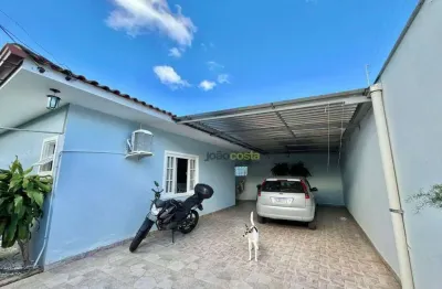 Casa unifamiliar com 3 dormitórios à venda, 102 m² - fundos - biguaçu/sc