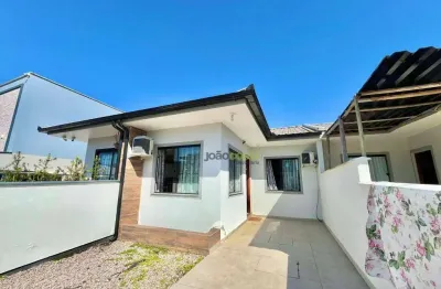 Casa com 2 dormitórios sendo 1 suíte para alugar, 48 m² - bela vista - palhoça/sc