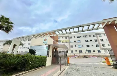 Apartamento com 2 dormitórios para alugar, 43 m² - bela vista - palhoça/sc