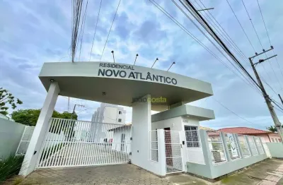 Apartamento semimobiliado com 2 dormitórios para alugar, 46 m² - barra do aririú - palhoça/sc