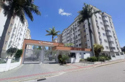 Apartamento com 2 dormitórios para alugar, fazenda santo antônio - são josé/sc
