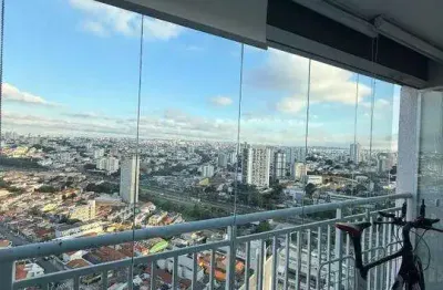 Apartamento mobilado no 27° andar, supremo vila matilde!