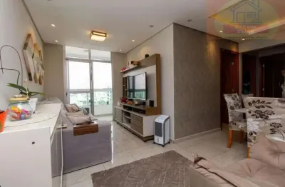 Vista espetacular no tatuapé! apto com 3 dorms, 19º andar, lazer completo