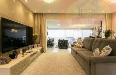 Apartamento à venda no tatuapé ? 123m² porteira fechada, 3 dorms, varanda gourmet, rua cunha abreu