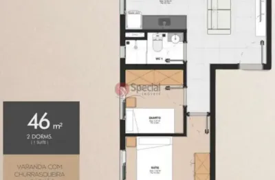 Apartamento com 2 quartos à venda na Rua São Bernardo, 202, Tatuapé, São Paulo