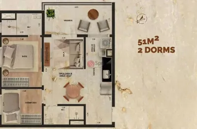 Pré lançamento- apartamento de 51 metros na vila ema.
