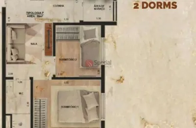 Pré lançamento apartamento de 36 metros na vila ema.