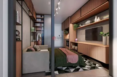 Apartamento studio com 30,96m², 1 dormitório e 1 vaga no tatuapé - metrô carrão
