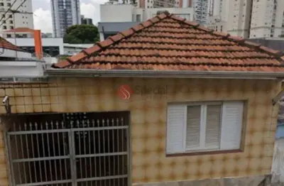Terreno com casa térrea no tatuapé em rua sem saída.