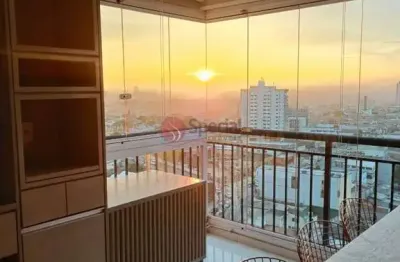 Apartamento mobiliado, sacada gourmet com 2 quartos, 1 suíte e 2 vagas vila formosa