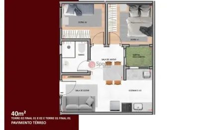 Apartamento na vila carrão com 40 metros. lançamento.