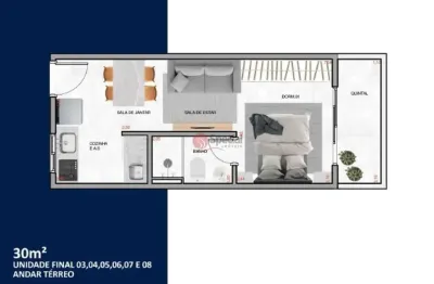 Apartamento com 1 quarto à venda na Rua Zambeze, 243, Vila Carrão, São Paulo