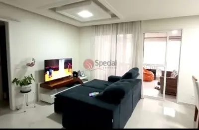 Apartamento com varanda gourmet, 3 quartos, suítes , 2 vagas fixas e depósito.
