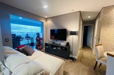 Apartamento para venda no tatuapé com 63 metros, 2 quartos, 1 suíte e 2 vagas