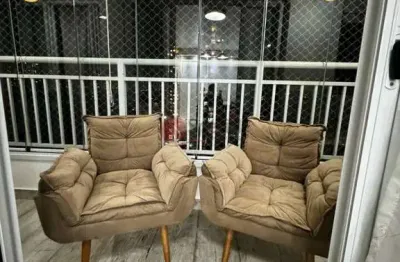 Apartamento para compra no belém com 2 quartos, sacada e 1 vaga de garagem.