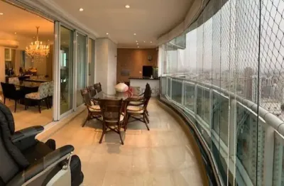 Apartamento de alto padrão mobiliado e decorado no jardim anália franco,4 suítes,  5 vagas.