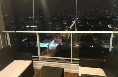 Studio para compra no anália franco decorado, 1 banheiro, 1 vaga, sacada e lazer completo.