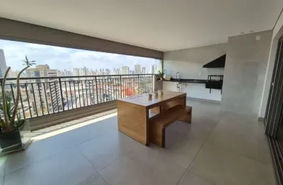 Apartamento de alto padrão na mooca, 3 suítes, 159 m² e varanda gourmet.