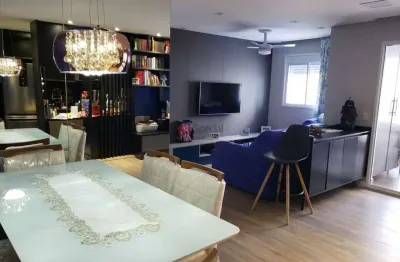 Apartamento à venda no belenzinho reformado com ampla sala e varanda gourmet.