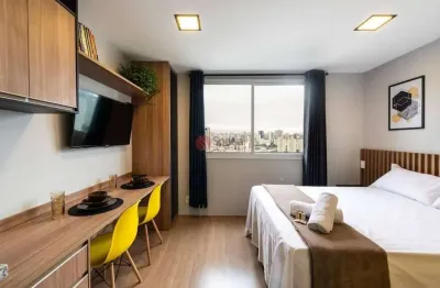 Studio mobiliado à venda com 1 quarto e 1 banheiro ao lado da estação brás.