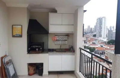Cobertura a venda com 3 suítes, amplas salas, 3 vagas . 171 m² - tatuapé - são paulo/sp
