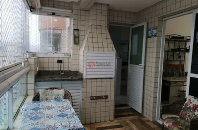 Apartamento à venda com 2 suítes na praia grande com varanda gourmet.