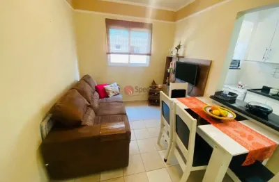 Apartamento mobiliado, com 1 quarto e 1 vaga na Aviação Praia Grande