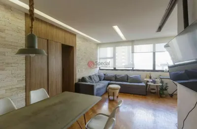 Apartamento em indianópolis, reformado com 105m², 3 dormitórios, 1 vaga.