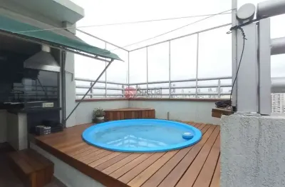 Cobertura à venda na moóca de 98 metros com 2 dormitórios, piscina, 2 vagas fixas.