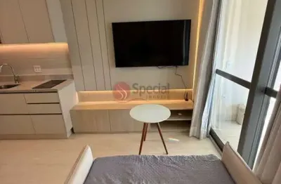 Apartamento 1 dormitorios com 1 vaga de garagem, mobiliado paraíso/sp