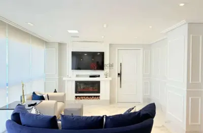 Apartamento mobiliado e decorado 202m² 3 suítes 4 vagas para comprar - anália franco - tatuapé