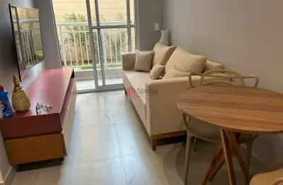 Apartamento novo no Tatuapé, 300 metros do Metrô, 37 m². Semimobiliado e Lazer no Rooftop