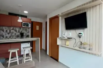 Apartamento/flat no maraca beach residence 2 em maracaípe, ipojuca - zona sul de porto de galinhas