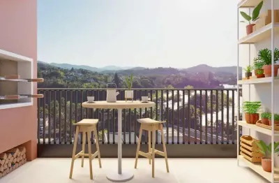 Apartamento com 2 quartos à venda no itoupava norte, blumenau , 58 m2 por r$ 395.000