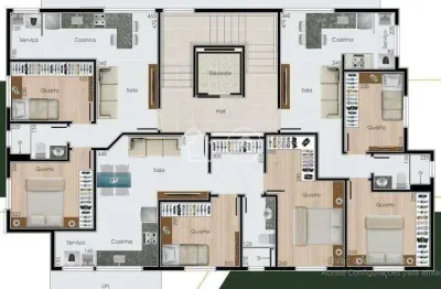 Apartamento com 2 quartos à venda na Rua Alabandina, Caiçaras, Belo Horizonte