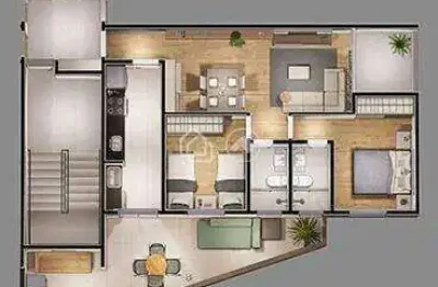Cobertura com 2 quartos à venda - nova suíça - belo horizonte/mg