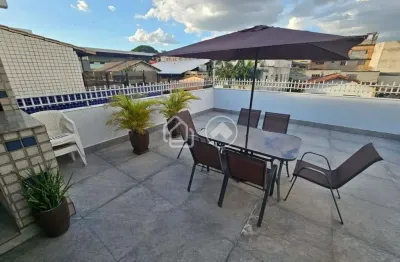 Cobertura a venda no Padre Eustáquio, 4 quartos, churrasqueira, vista definitiva, 3 banheiros