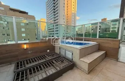 Cobertura de 4 quartos com área gourmet e jacuzzi – localização privilegiada