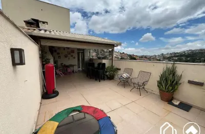 Cobertura com 2 quartos à venda na marcos coelho neto, 960, estrela dalva, belo horizonte por r$ 495.000